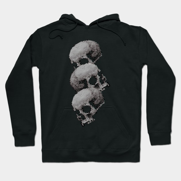 3 Skulls Hoodie by NINE69